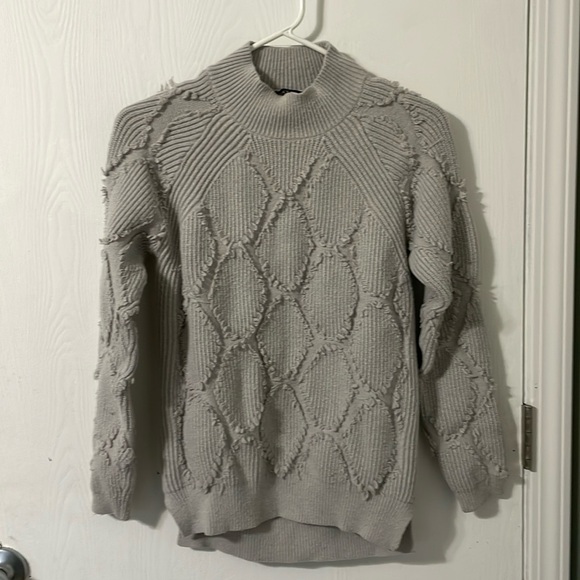 Coco Y Club CYC Heavy Knit Gray Sweater Size Small - Picture 1 of 5